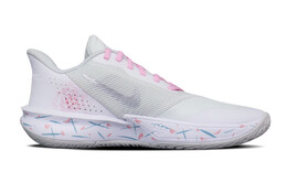 Баскетбольные кроссовки Precision 7 унисекс с низким верхом белые/розовые Nike fn4322-100(team65-荆棘玫瑰) | white/pink