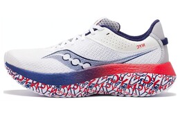 Кроссовки женские Kinvara Pro Running Shoes с низким верхом, белые/темно-синие/красные Saucony s10847-211 | white/navy/red