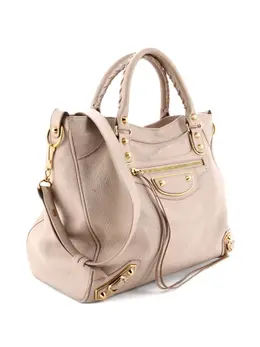 Balenciaga City Classic Metallic Edge Bag Leather Medium satchel 32549062
