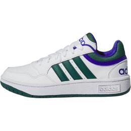 Детские баскетбольные кроссовки HOOPS с низким верхом, устойчивые к истиранию Adidas, белый ih8012 | white