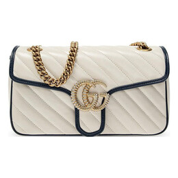 Сумка marmont series bag pack small white Gucci, белый 443497-0olfx-9085 | white