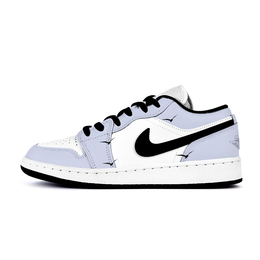 Баскетбольные кроссовки Air 1 LOW с противоскользящим износостойким верхом для детей и подростков Jordan, фиолетовый 553560-131(team676-凡布丁) | light purple