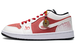 Баскетбольные кроссовки Air 1 Low с низким верхом для детей и подростков Jordan, слоновая кость 553560-132(team98-女款赤练) | ivory