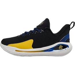 Детские баскетбольные кроссовки Curry 12 с противоскользящей подошвой и износостойким верхом Under Armour, черный/белый 3028198-001 | black white