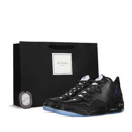 Износостойкие детские баскетбольные кроссовки Courtside 23 среднего размера для подростков Jordan, черный ar1002-104(team368-女款满天星) | black