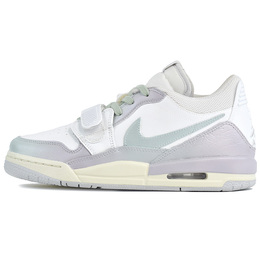 Баскетбольные кроссовки Legacy 312 Low с противоскользящей амортизацией и низким верхом для детей и подростков Jordan, кремовый/фиолетовый hj3483-101（team679-奶油青紫） | cream cyan purple