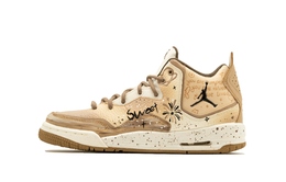 Баскетбольные кроссовки Courtside 23 Mid Top для детей и подростков Jordan, хаки fq6861-121(team159-焦糖布丁黄) | khaki