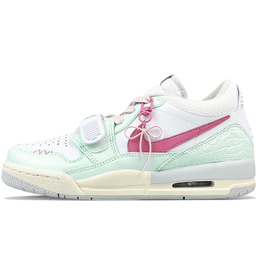 Баскетбольные кроссовки Legacy 312 для детей начальной школы Jordan, белый hj3483-101(team40-绿色泡泡) | white