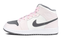 Баскетбольные кроссовки Air 1 Mid-Top для детей и подростков Jordan, розовый fb9899-100（team238-毛线小兔） | pink