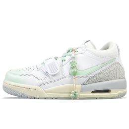 Баскетбольные кроссовки Legacy 312 Low с противоскользящей амортизацией и низким верхом для детей и подростков Jordan, белый/зеленый hj3483-101(team40-玉簪) | white green