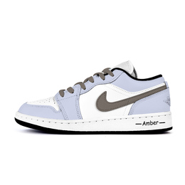 Баскетбольные кроссовки Air 1 для детей начальной школы Jordan, лаванда 553560-131(team746-古月醉尘) | light lavender