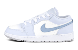 Детские баскетбольные кроссовки Air 1 Low Top для подростков Jordan, синий fv8486-400（team989-蓝莓布丁） | light blue