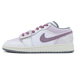 Баскетбольные кроссовки Air 1 для детей начальной школы Jordan, фиолетовый 553560-053（team126-紫薇） | light purple