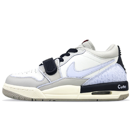 Баскетбольные кроссовки Legacy 312 с низкой амортизацией для детей и подростков Jordan, белый cd9054-101(team40-甜美派对紫) | white