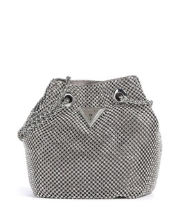 Сумка через плечо zalina полиэстер, алюминий Guess, серебряный hwry9350750-sil | silber