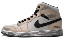 Jordan Баскетбольные кроссовки Air 1 Mid Top Vintage, мужские, черные, белые, коричневые dq8426-001(team98-男款尘埃) | black white brown