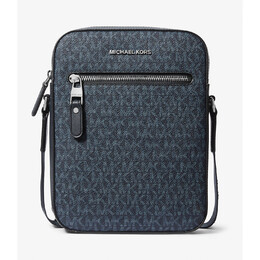 Сумка-слинг Michael Kors Varick Logo Flight, синий 33f9lvac6u | admrl/plblue