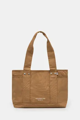 Круглая хлопковая сумка Tote Tote The North Face, коричневый 9byh-tod24n_82x | marrone