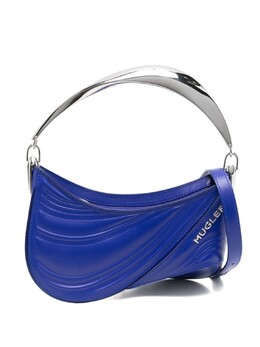 Mugler маленькая сумка-тоут Spiral Curve 01 с тиснением, синий 22w10sa0011906 | синий