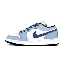 Баскетбольные кроссовки Air 1 LOW с амортизацией и износостойкостью для детей и подростков Jordan, синий 553560-131(team746-星河灿烂) | blue
