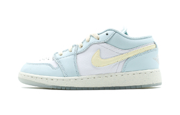 Баскетбольные кроссовки Air 1 для детей начальной школы Jordan, синий/белый hj5971-400(team140-海盐芝士) | blue white