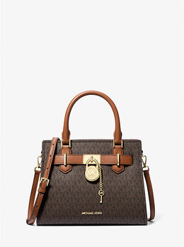 Маленькая сумка с логотипом Hamilton Michael Kors, коричневый 35f1ghms1b | brown