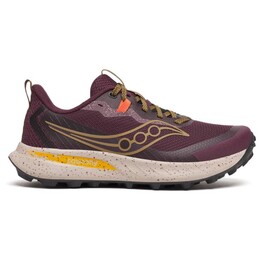 Женские кроссовки Peregrine 15 для трейлраннинга Saucony, мультиколор 123-1858 | wine / kodiak