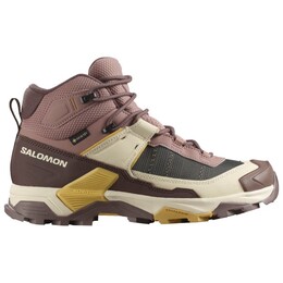 Женские кроссовки x ultra 5 mid gore-tex - походные ботинки Salomon, мультиколор 119-1005 | burlwood / french roast / rattan