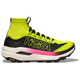 Женские кроссовки tecton x 3 для бега по пересеченной местности Hoka, мультиколор 123-1669 | neon hoka citrus / black