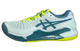 Asics Женские кроссовки Gel Resolution 9 Wide 'Soothing Sea Gris Blue' в синем цвете, цвет Blue 1042a226-400 | blue