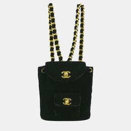 Chanel: Чёрный рюкзак 