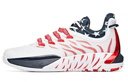 Anta Мужские баскетбольные кроссовки GH1 низкие бело-красно-черные 112031103-2