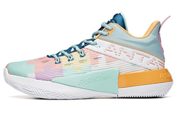 Anta Атакующие 2 амортизаторы противоскользящие износостойкие мидтоп баскетбольные кроссовки мужские крабовый панцирь зеленый 112031107-6