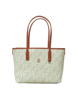 Сумочка Th Monoplay Leather Mini Tote AW0AW17415 Tommy Hilfiger, зеленый 8721106392531 | grün