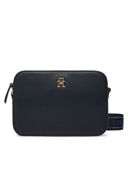 Сумочка Th Logotape Camera Bag AW0AW17229 Tommy Hilfiger, синий 8720638741107 | dunkelblau