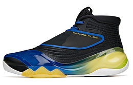 Anta KT6 KT 'Away' противоскользящие износостойкие баскетбольные кроссовки мужские черные желтые синие 112121101-4