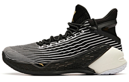 Anta KT4 Амортизирующие противоскользящие и износостойкие баскетбольные кроссовки мужские черно-белые 11921101-4