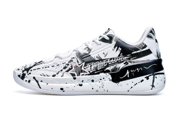 Puma Кроссовки Clyde Hardwood Team нескользящие мужские низкие черно-белые, цвет White 194454-01(team51-匿名遐想) | white