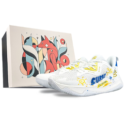 Under Armour Кроссовки баскетбольные Curry Splash 3 Low Top мужские бело-желтые, цвет White Yellow 3026275-101(team40-库里传奇sbox) | white yellow
