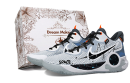 Nike Кроссовки баскетбольные KD Trey 5 IX Xingji Lost Voyage с белой коробкой амортизирующие дышащие мид-топ унисекс светло-серые, цвет Light Gray cw3402-011(team529-星际迷航白礼盒） | light gray