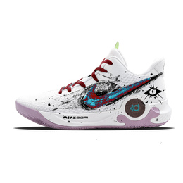 Nike Кроссовки баскетбольные KD Trey 5 IX мужские мидтоп синий красный - синий белый красный, цвет Blue White Red dj6922-100(team437-永夜沉沦) | blue white red