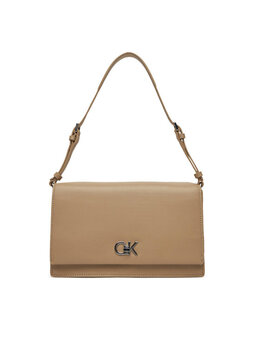 Сумочка Ck Elongated Shoulder Bag K60K612807 Calvin Klein, бежевый 8719849128630 | beige