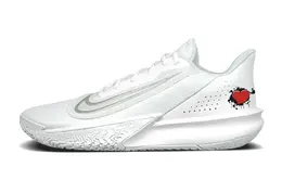 Nike Точность 7 Амортизация, противоскользящие и износостойкие низкие баскетбольные кроссовки мужские белые - белый, цвет White fn4322-100(team1140-心形涂鸦男款) | white