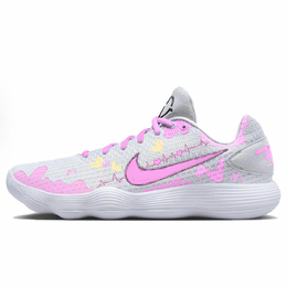 Nike Гиперданк 2017 Антискользящие износостойкие низкие баскетбольные кроссовки мужские розовые, цвет Pink 897637-100(team667-心动信号) | pink