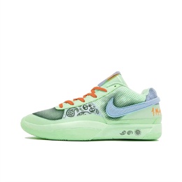 Nike Мужские противоскользящие баскетбольные кроссовки Ja 1 Low-Top зеленые и оранжевые непарные бирюзовые, цвет Teal fv1288-800(team465-奇趣腰果) | teal