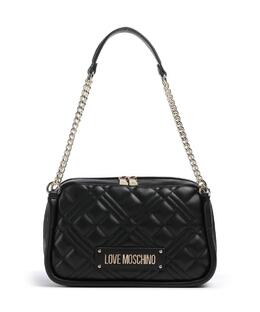 Стеганая сумка через плечо из искусственной кожи Love Moschino, черный jc4207pp0mla0-000 | schwarz
