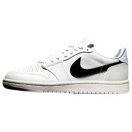 Jordan Эйр 1 '85 Лоу Вингс Лоу-Топ Винтажные баскетбольные кроссовки мужские белый черный - белый черный, цвет White Black dz3140-100鞋 | white black