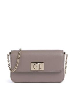 1927 мини-сумка через плечо из зернистой кожи Furla, коричневый we00265-are000-2572s | taupe