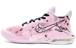 Nike Мужские баскетбольные кроссовки Air Max с амортизацией, противоскользящей и износостойкой подошвой, низкие, розово-фиолетовые, цвет Pink Purple dc3725-101（team241-破碎次元） | pink purple
