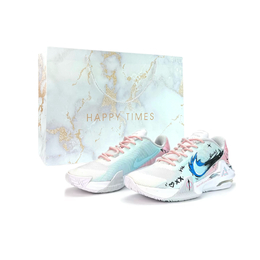 Nike Кроссовки баскетбольные Air Max Impact 4 унисекс мидтоп бело-розово-голубые, цвет Blue Pink dm1124-100（team801-粉雾漫游s-box） | blue pink